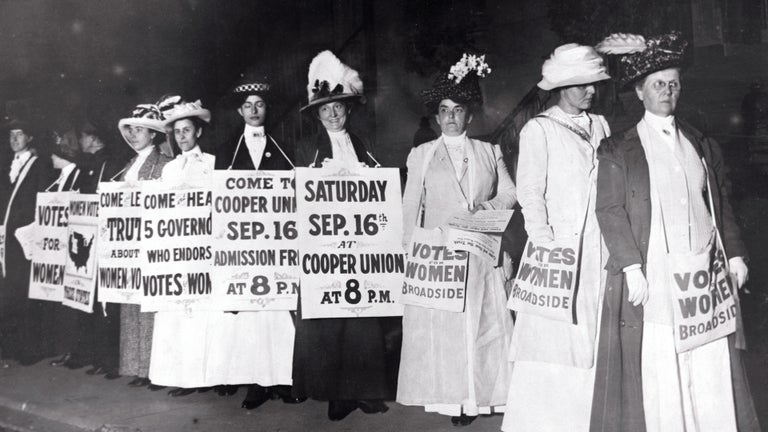 Political History of the Women'S Suffrage Movement